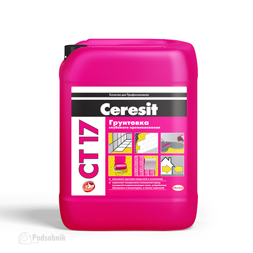 Грунтовка Церезит СТ-17 (Ceresit CT-17) 10 л