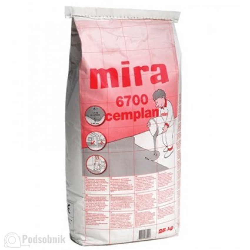 Смесь самовыравнивающаяся Мира 6700 (Mira 6700 Cemplan) 25 кг