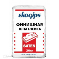 Шпаклівка гіпсова Екогіпс Сатенгіпс Фініш (EkoGips Satengips) 25 кг Шпаклівка гіпсова Екогіпс Сатенгіпс Фініш (EkoGips Satengips) 25 кг