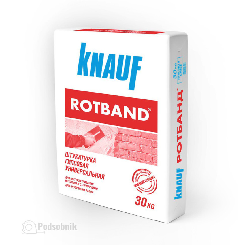 Штукатурка гипсовая Кнауф Ротбанд (Knauf Rotband) 30 кг Штукатурка гипсовая Кнауф Ротбанд (Knauf Rotband) 30 кг
