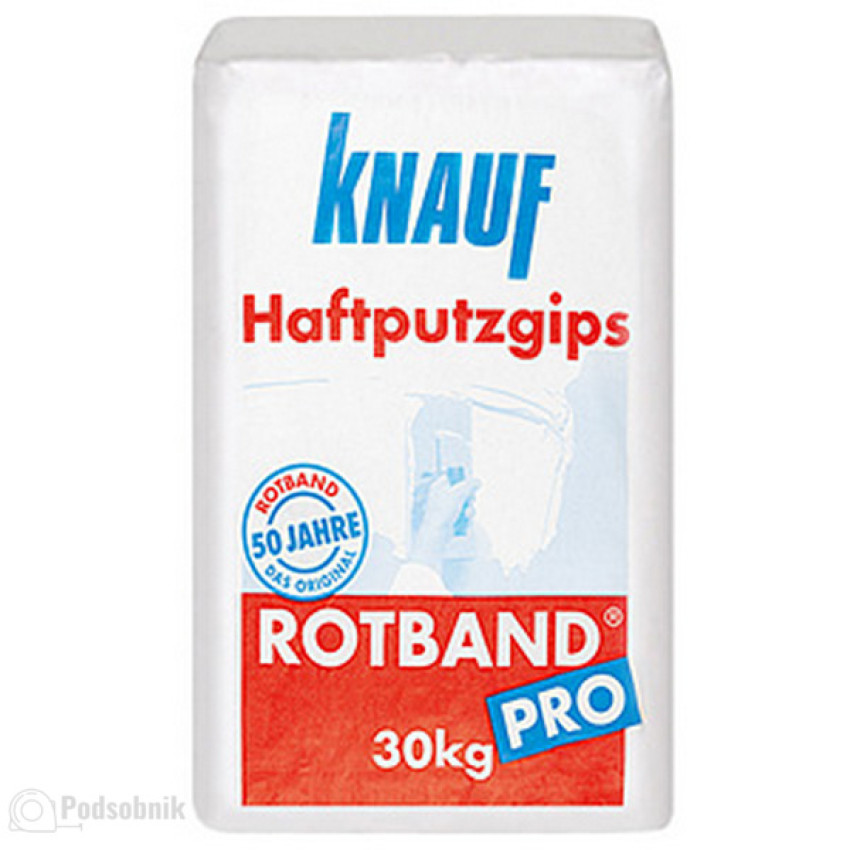 Штукатурка гипсовая Кнауф Ротбанд Про (Knauf Rotband Pro) 30 кг Штукатурка гипсовая Кнауф Ротбанд Про (Knauf Rotband Pro) 30 кг