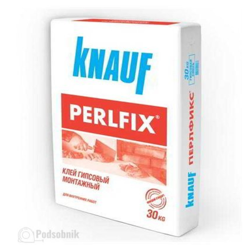 Клей для гіпсокартону Кнауф Перлфікс (Knauf Perlfix) 30 кг Клей для гіпсокартону Кнауф Перлфікс (Knauf Perlfix) 30 кг
