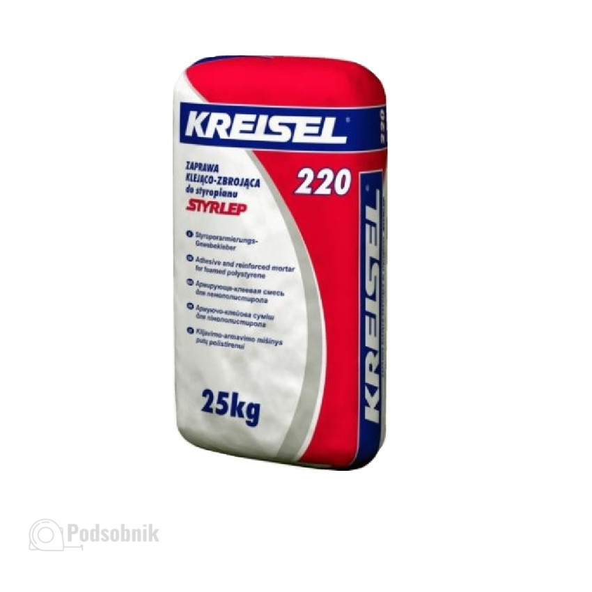 Клей для пенопласта Крайзель 220 (Kreisel 220) 25 кг