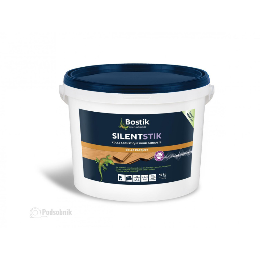 Клей для паркета с эффектом звукоизоляции Бостик Сайлентстик (Bostik Silentstik) 15 кг Клей для паркета с эффектом звукоизоляции Бостик Сайлентстик (Bostik Silentstik) 15 кг