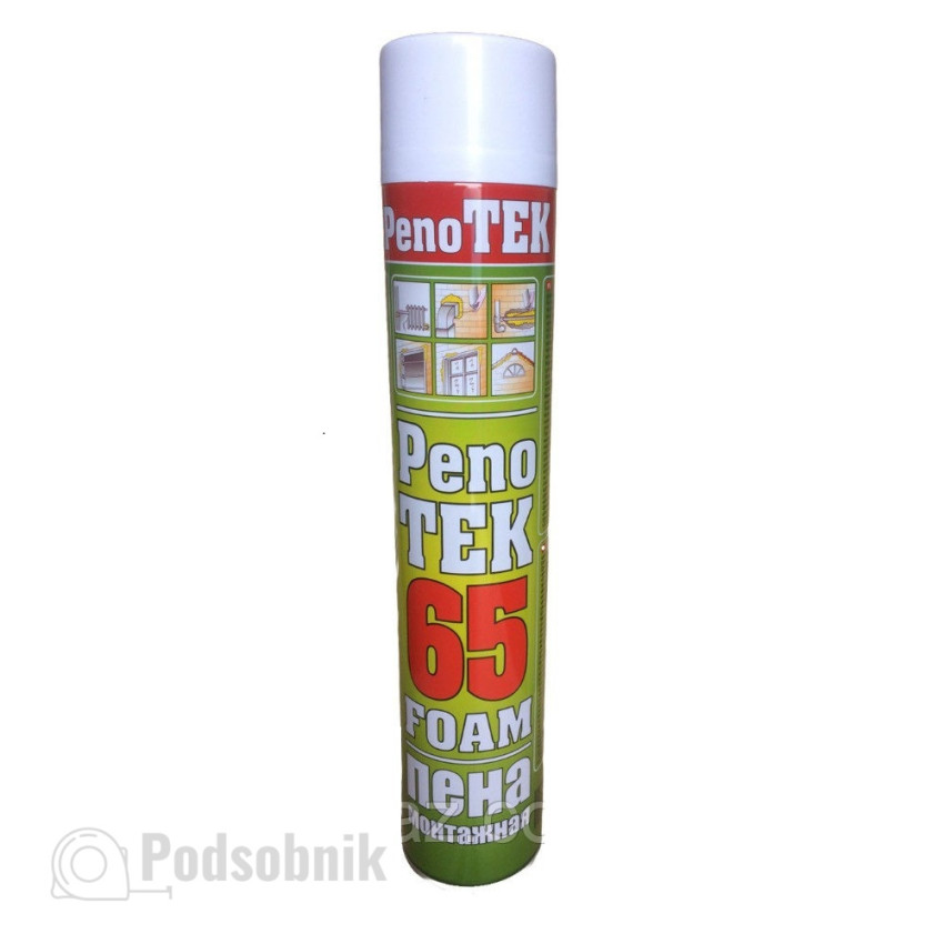 Пена монтажная Penotek 850мл/65л ручная Пена монтажная Penotek 850мл/65л ручная